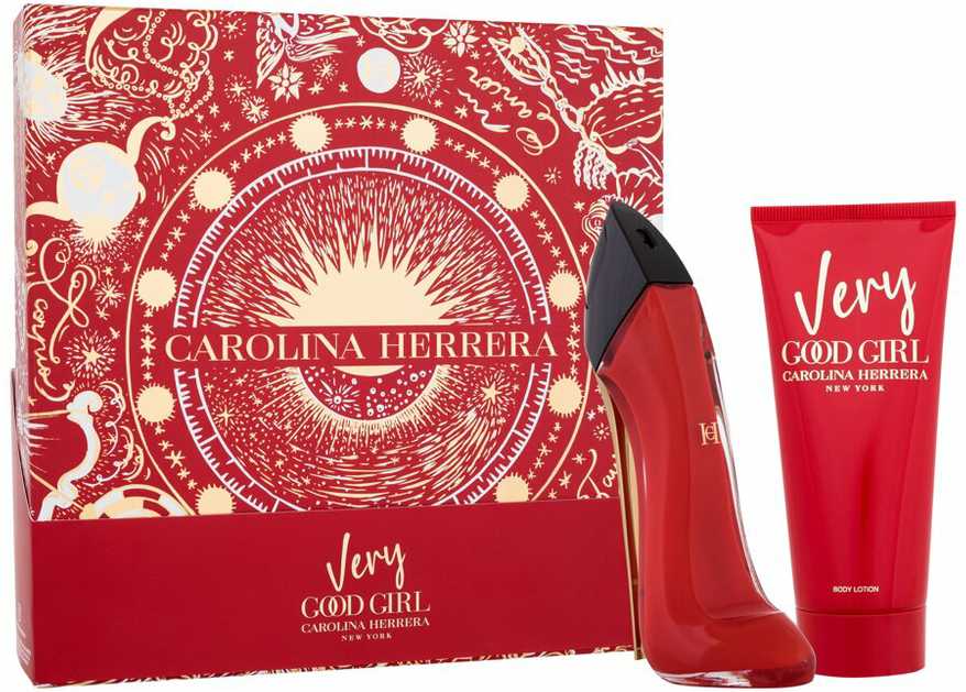 Carolina Herrera Very Good Girl rinkinys moterims (EDP, 80 ml + kūno losjonas, 100 ml)
