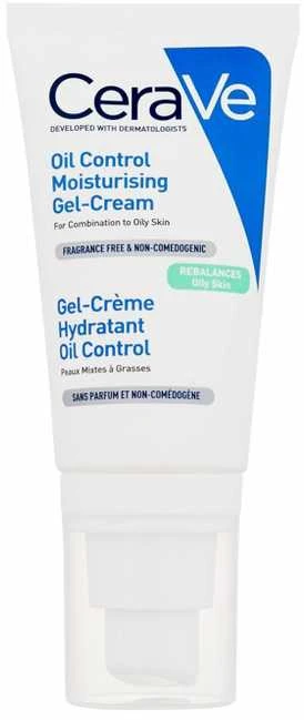 Drėkinamasis veido kremas mišriai ir riebiai odai Cerave Oil Control Moisturising Gel-Kreminis, 52 ml