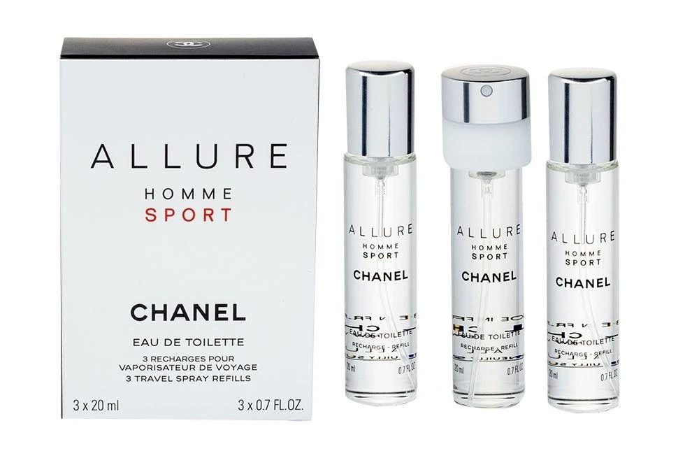 Chanel Allure Homme Sport rinkinys vyrams, 60 ml