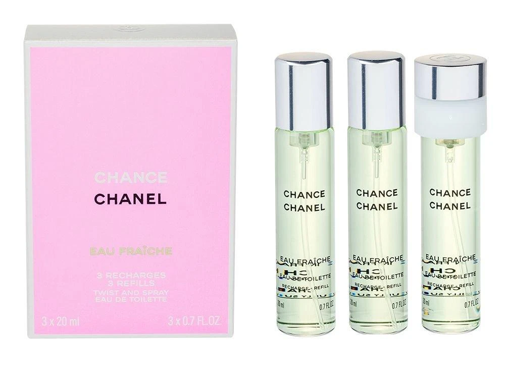 Chanel Chance Eau Fraiche rinkinys moterims, EDT 3 x 20 ml