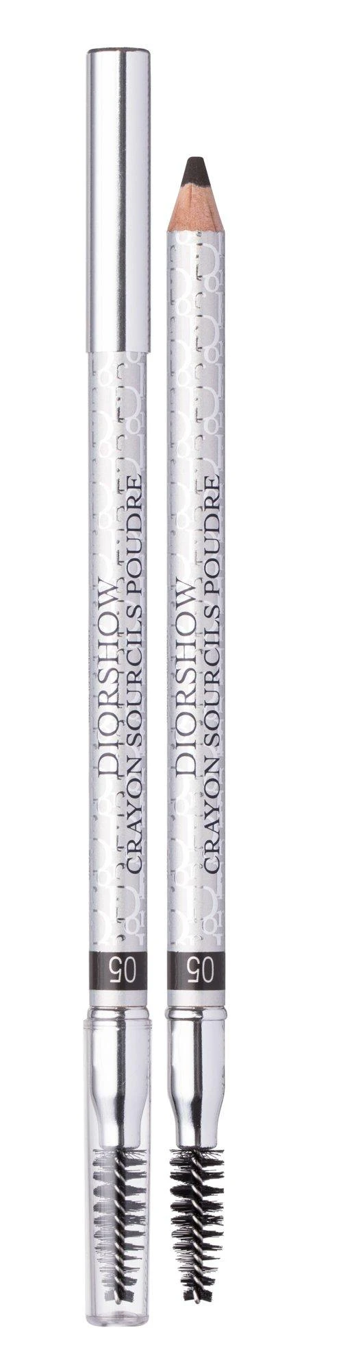 Christian Dior Diorshow Atsparus vandeniui Double-Ended Eyebrow Kreminis Pieštukas & 2-In-1 05 Juodas 1.19 g