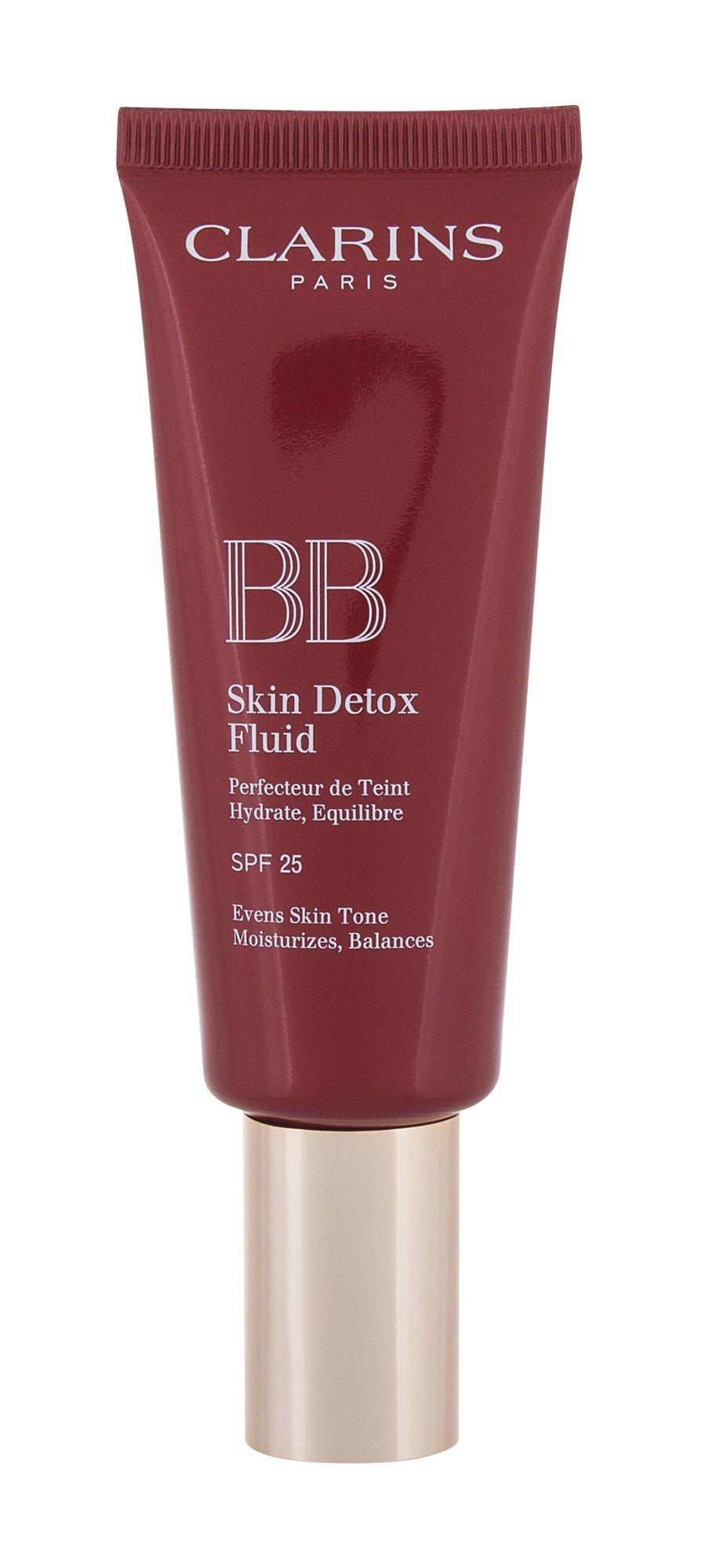 Clarins BB Skin Detox fluidas SPF25 BB Kremas moterims, 45 ml