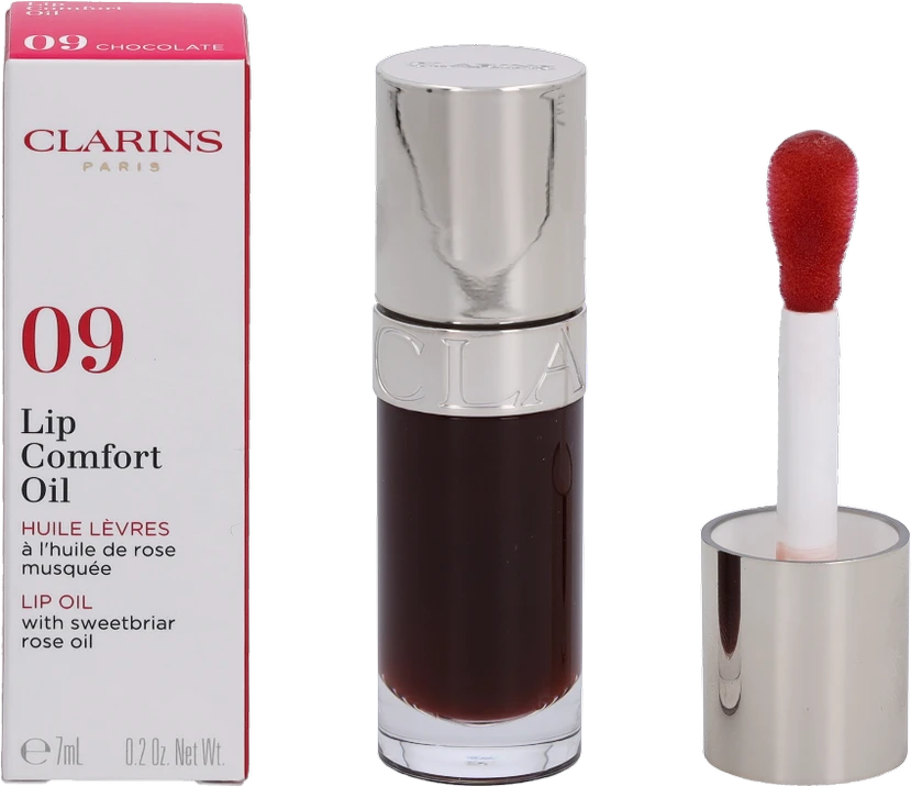 Lūpų aliejus Clarins Lip Comfort Oil 09 Chocolate, 7 ml