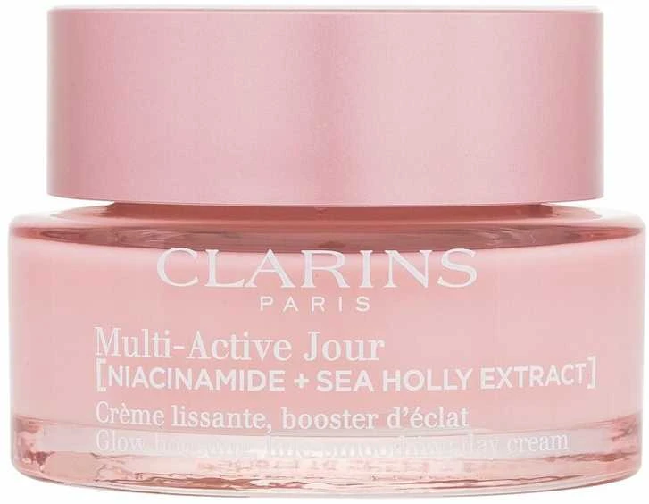 „Clarins Multi-Active Jour Day“ kremas sausai odai su niacinamidu ir jūros bugienio ekstraktu, 50 ml