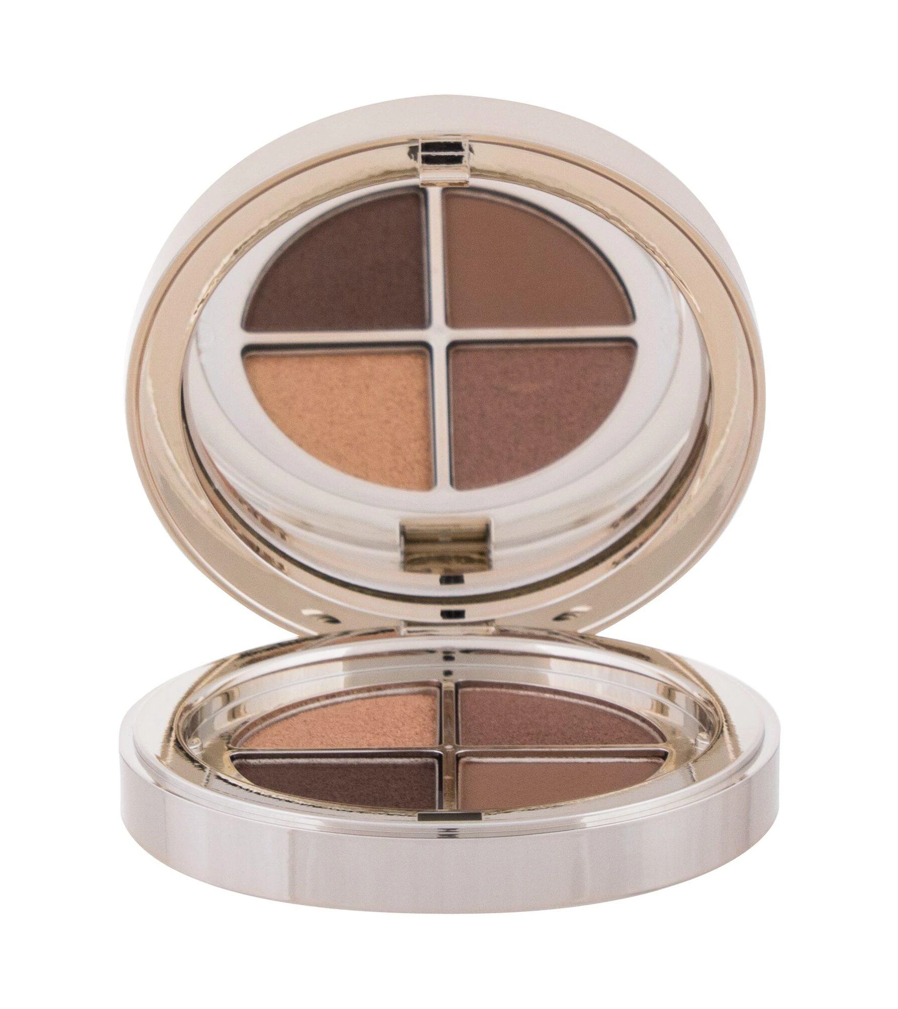 „Clarins Ombre“ 4 spalvų akių šešėlių paletė, 04 rudasis cukrus, gradacija 4, 2 g