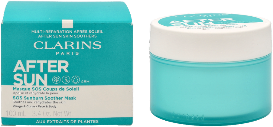 „Clarins After Sun SOS“ raminamoji kaukė nuo saulės nudegimo, 100 ml