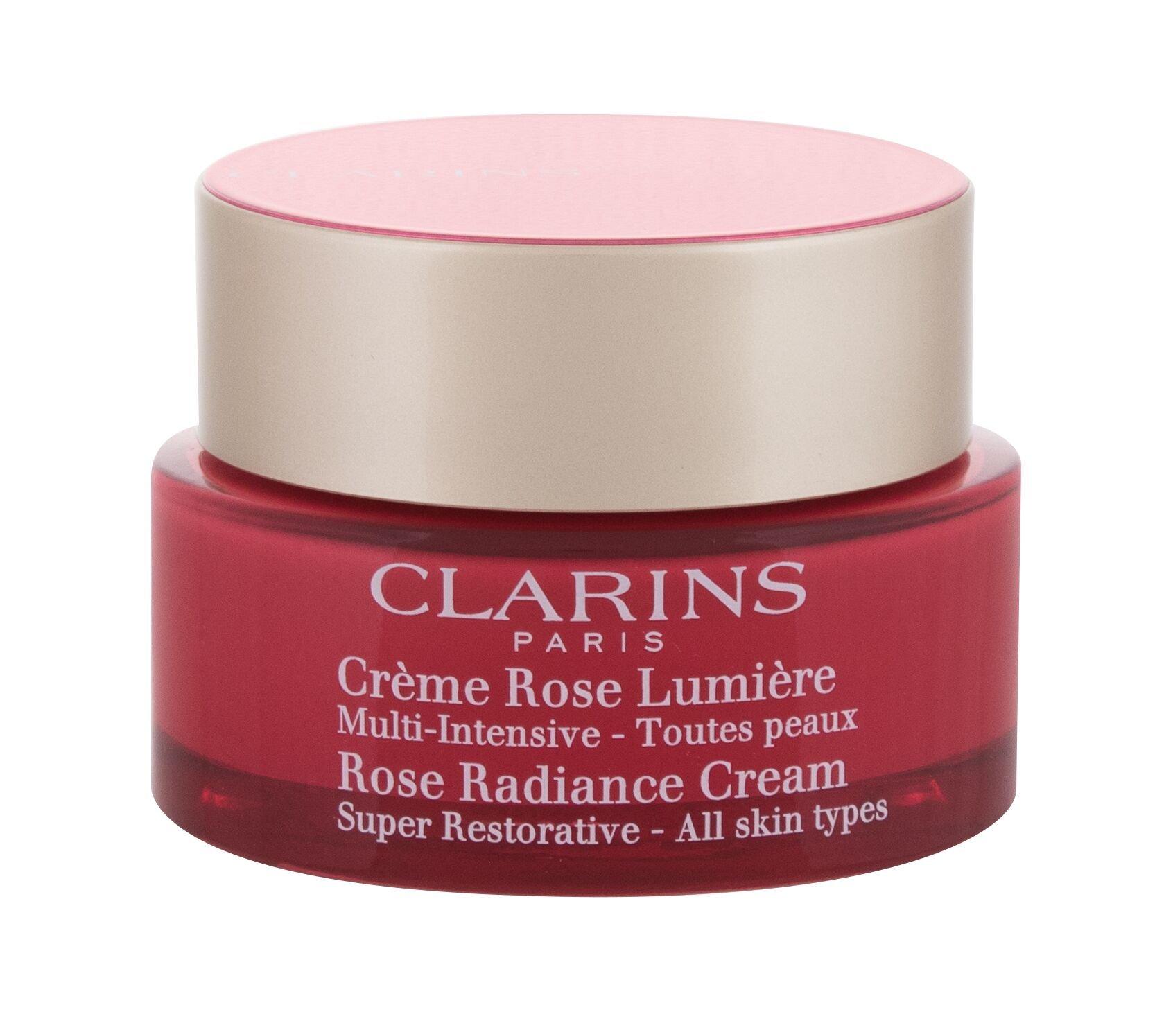 Clarins Rose Radiance Day Kreminis moterims, 50 ml