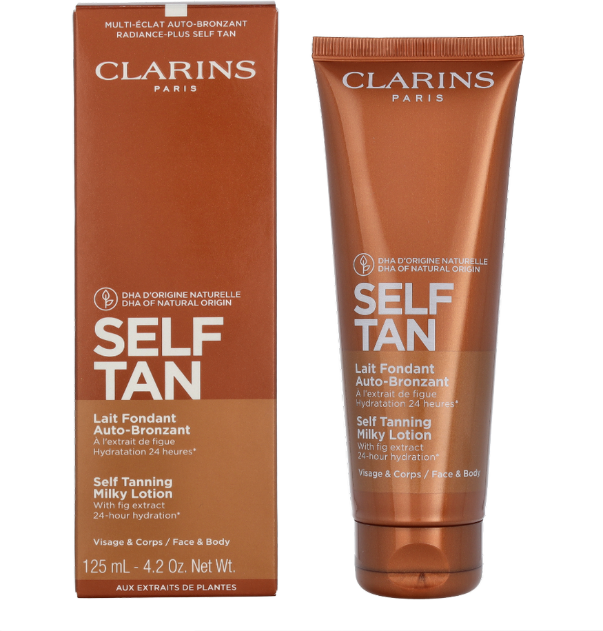 Clarins savaiminio įdegio pieniškas losjonas, 125 ml
