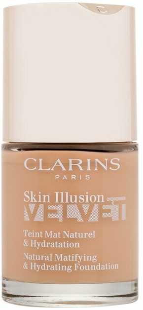 „Clarins Skin Illusion Velvet Matte Natural Finish“ skystas makiažo pagrindas, 108.5W anakardžių, 30 ml