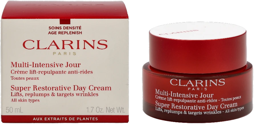 Clarins Super Restorative Day Kreminis atstatomasis dieninis veido kremas, 50 ml