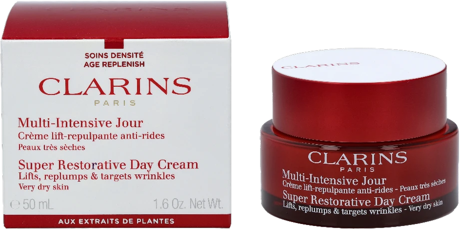 Clarins Super Restorative Day Kreminis Very Dry Skin Day Kreminis moterims, 50 ml