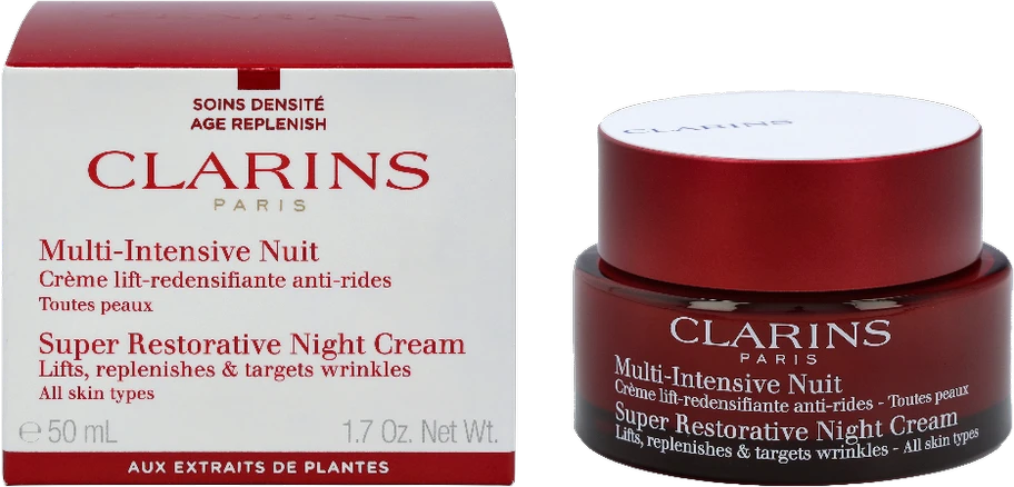 Clarins Super Restorative Night Kreminis Night Skin Kreminis moterims, 50 ml