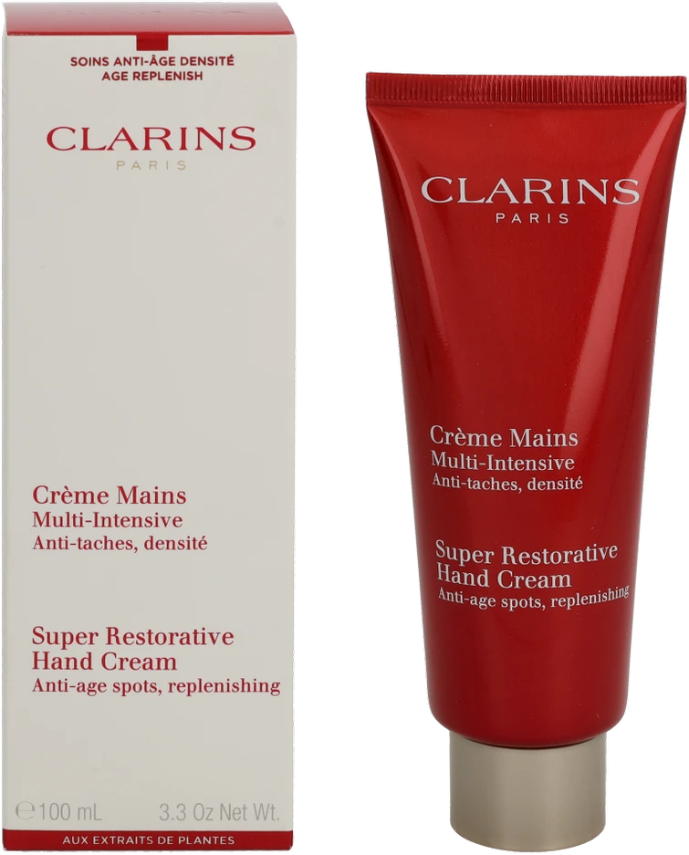 Clarins Intensyvus rankų ir nagų kremas "Super Restorative" (senėjimą stabdantis rankų kremas) 100 ml