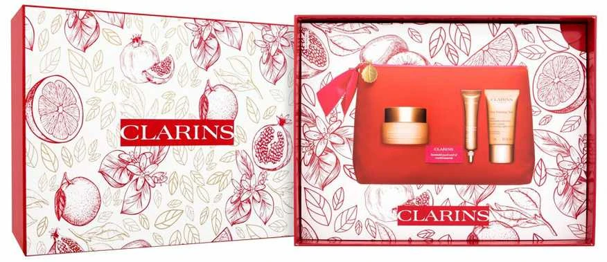 CLARINS RINKINYS (DIENOS KREMAS 50 ML + SERUMAS 10 ML + NAKTINIS KREMAS 15 ML)