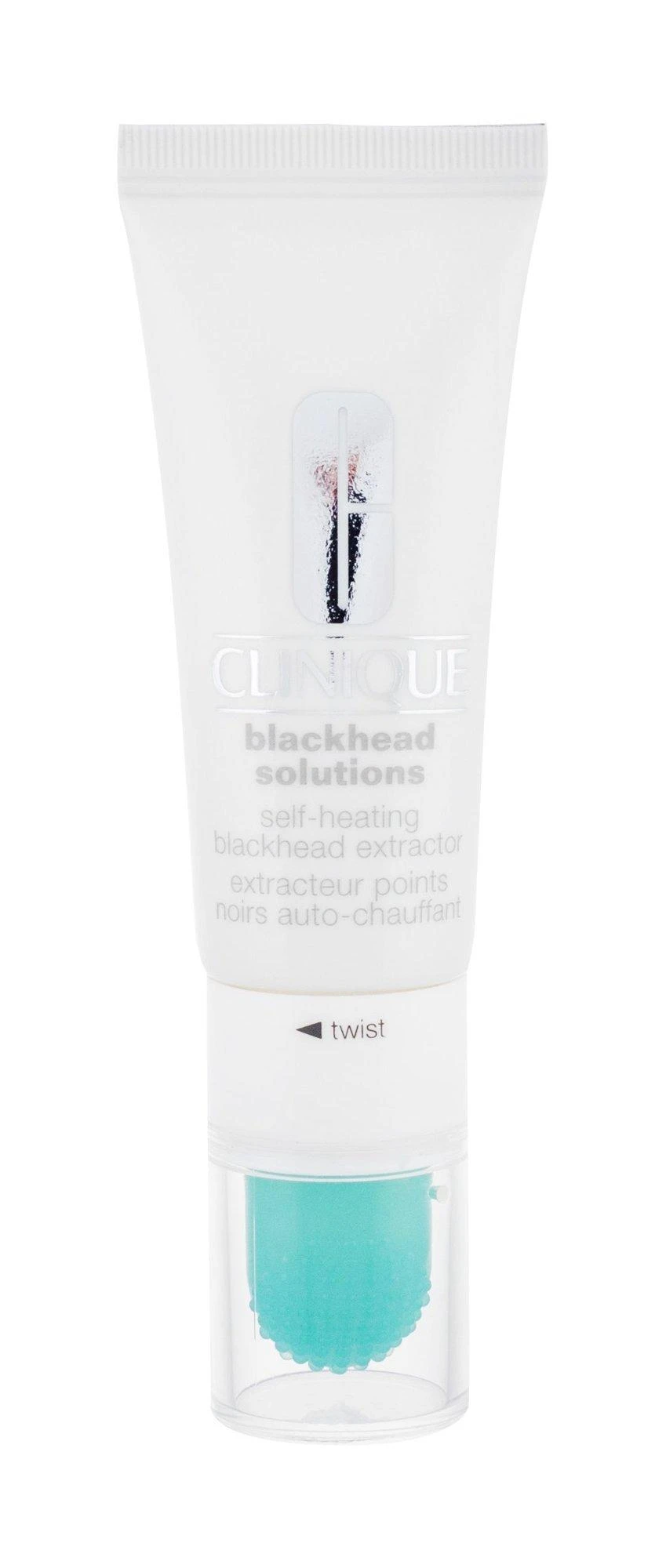„Clinique Blackhead Solutions“ savaime šildantis inkštirų šalinimo skystis, 20 ml