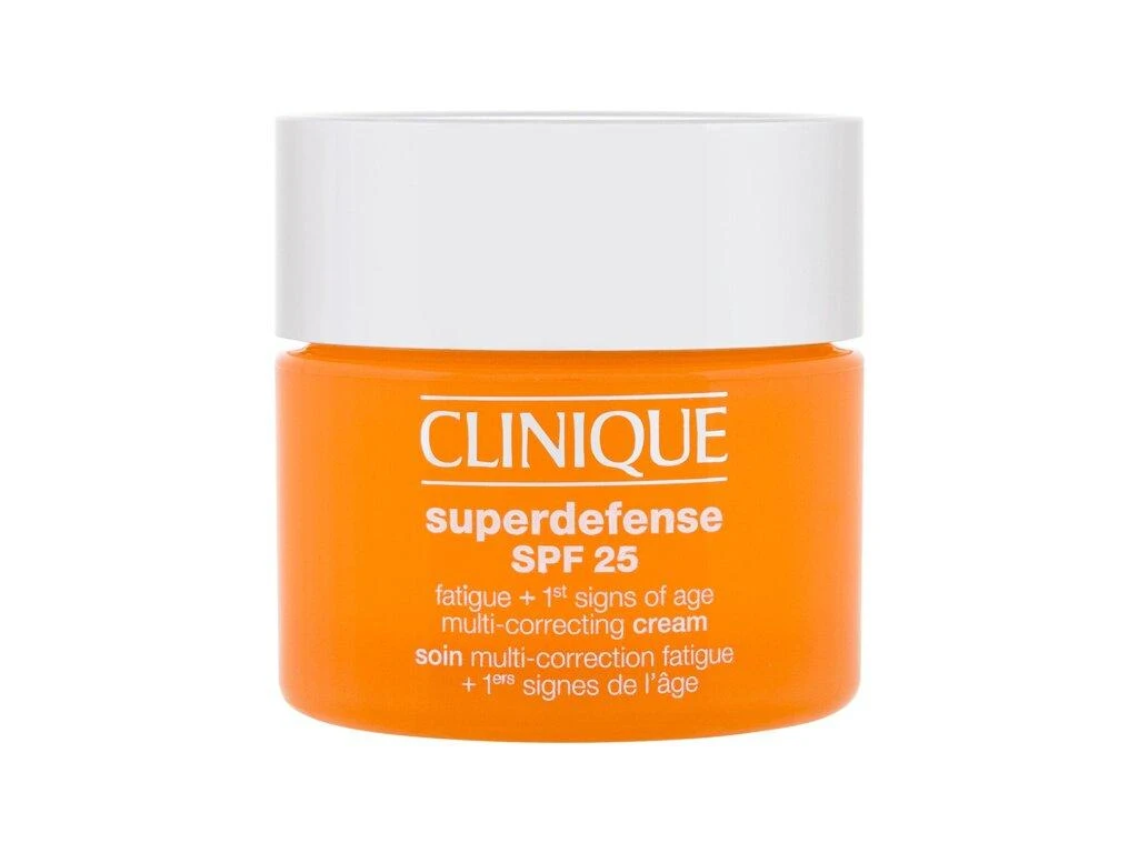 Clinique Superdefense Broad Spectrum SPF 25 Fatigue + First Signs Of Age Multi-correcting Kreminis jauninamasis veido kremas riebiai ir mišriai odai, 50 ml