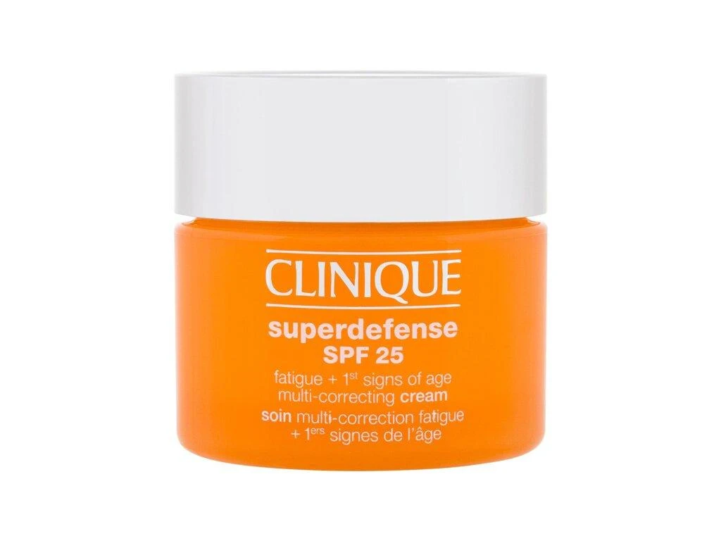 „Clinique Superdefense Broad Spectrum SPF25“ daugiafunkcis korekcinis kremas nuo nuovargio ir pirmųjų amžiaus požymių, 50 ml