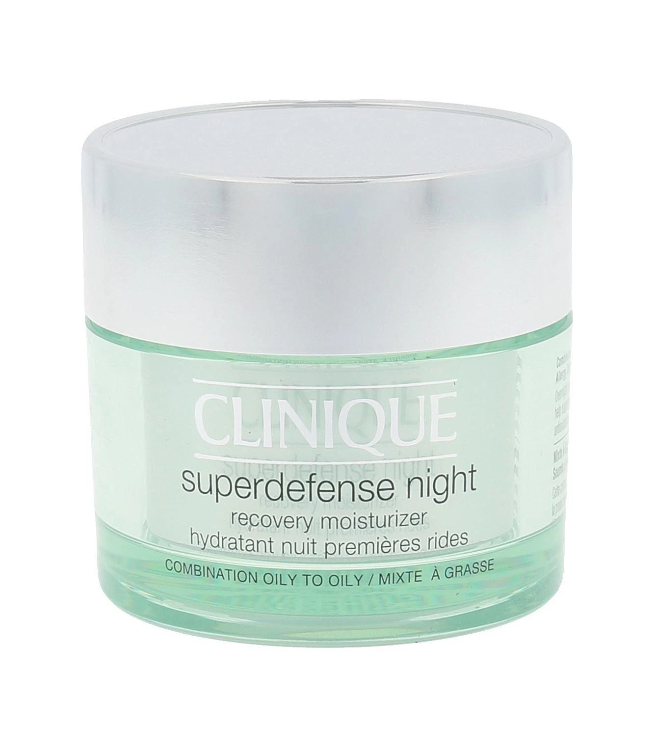 Clinique Superdefense Night Recovery atstatantis naktinis veido kremas mišriai / riebiai odai, 50 ml