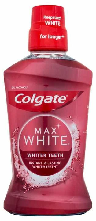 Colgate Max Baltas Expert burnos skalavimo skystis - balinantis burnos skalavimo skystis be alkoholio - 500 ml