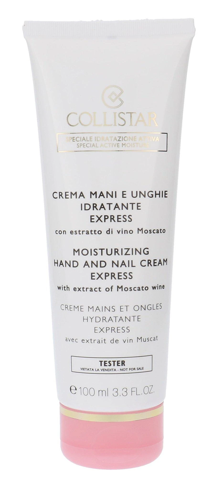 „Collistar“, „Special Active Moisture“, „Moscato Wine“, drėkinamasis rankų kremas, 100 ml *Mėginys