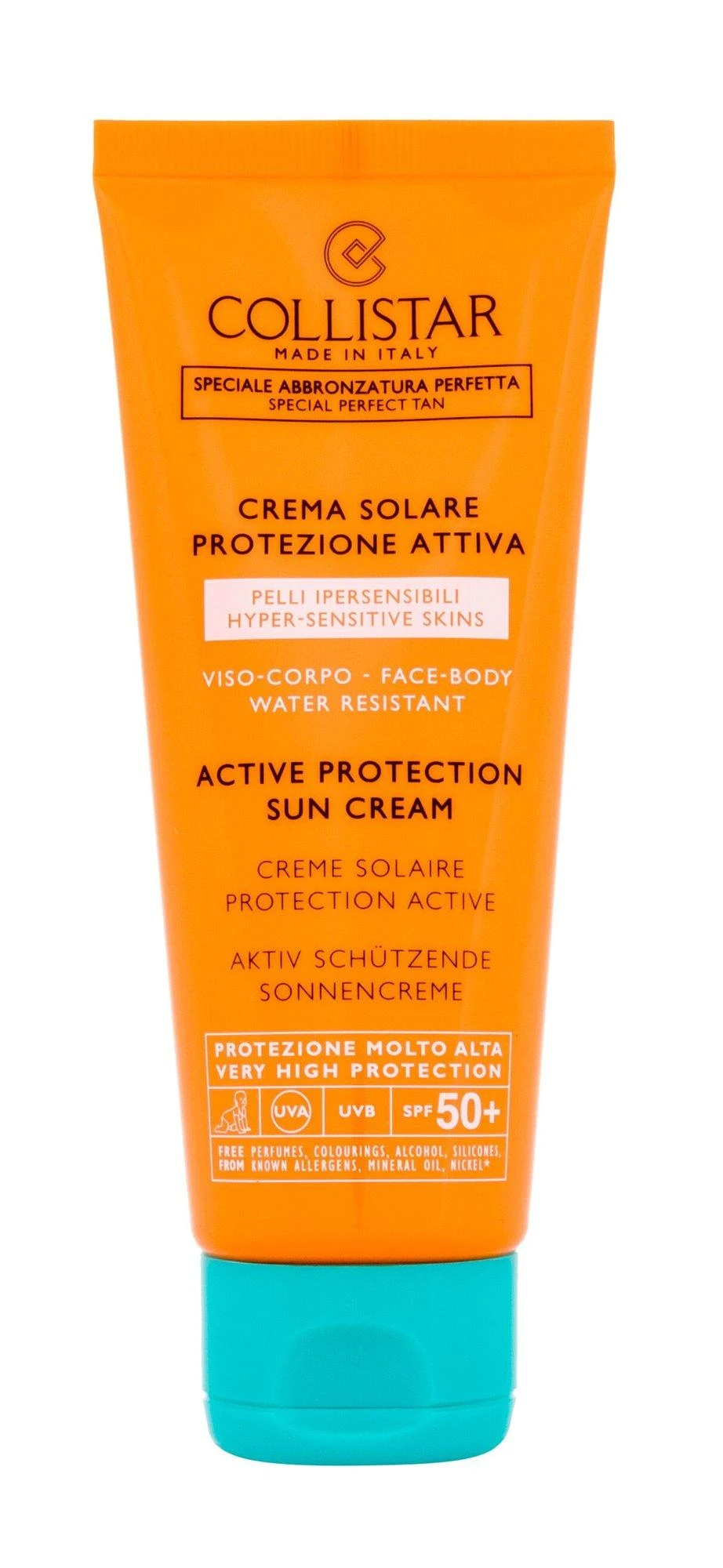 Collistar Special Perfect Tan Active Protection Sun Kremas Sun Losjonas kūnui unisex, 100 ml