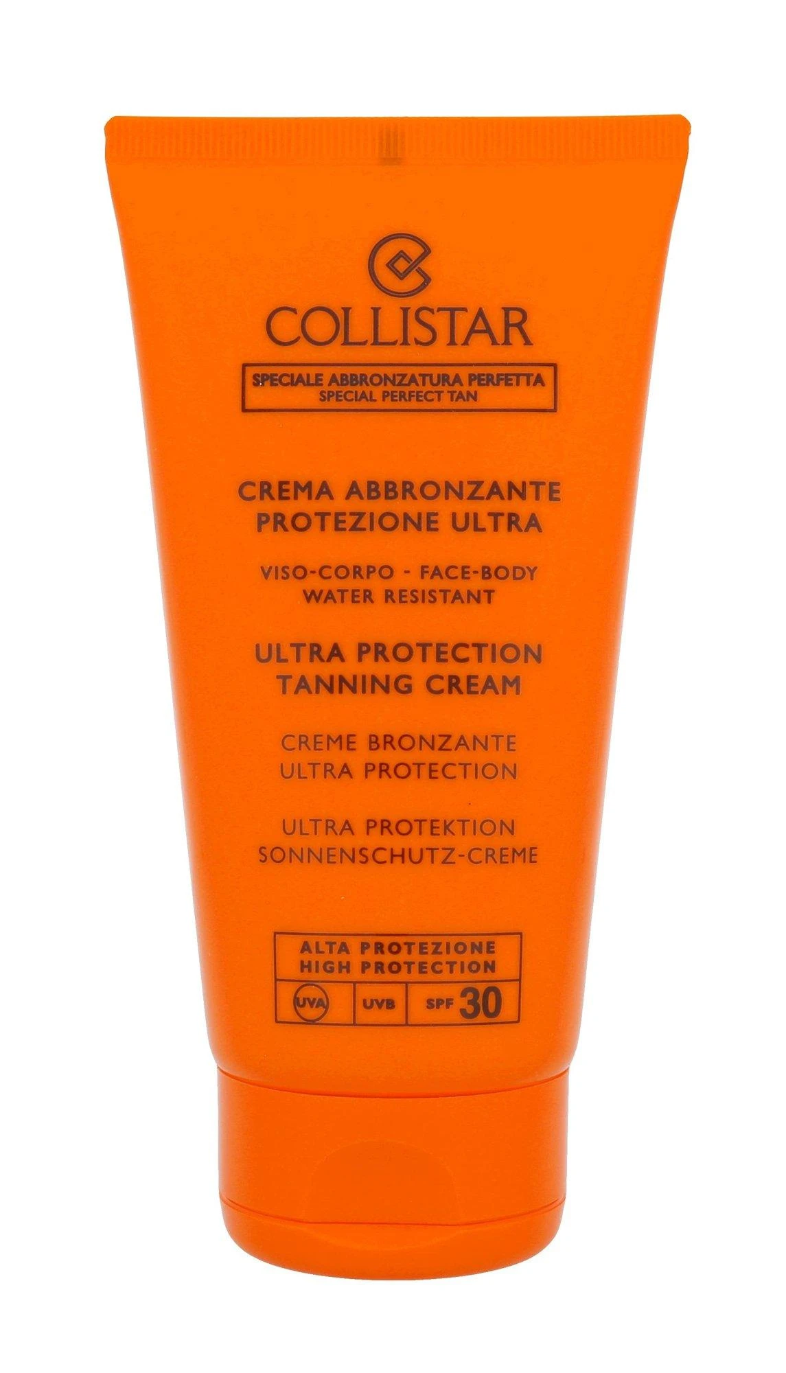 "Collistar Perfect Tanning" įdegio kremas su apsauga nuo saulės Spf30 150ml