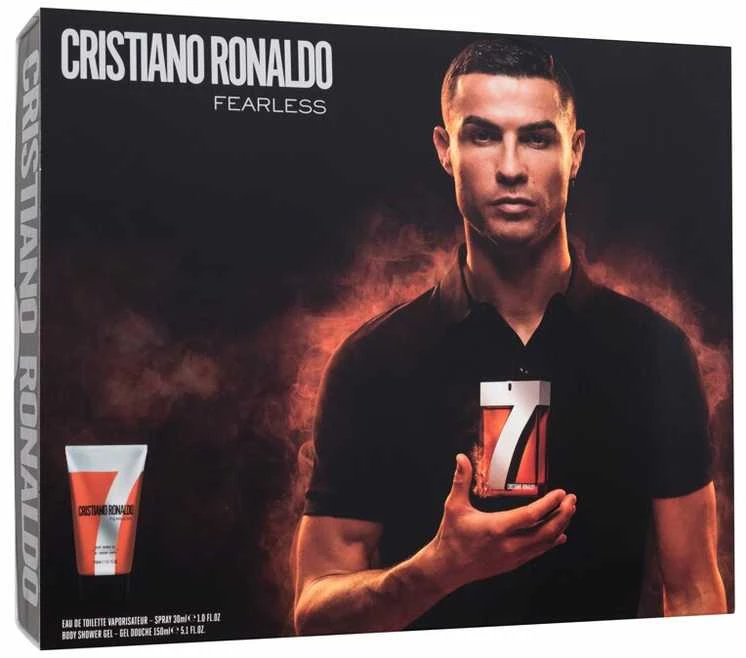 Cristiano Ronaldo CR7 Fearless rinkinys vyrams (EDT, 30 ml + dušo želė, 150 ml)
