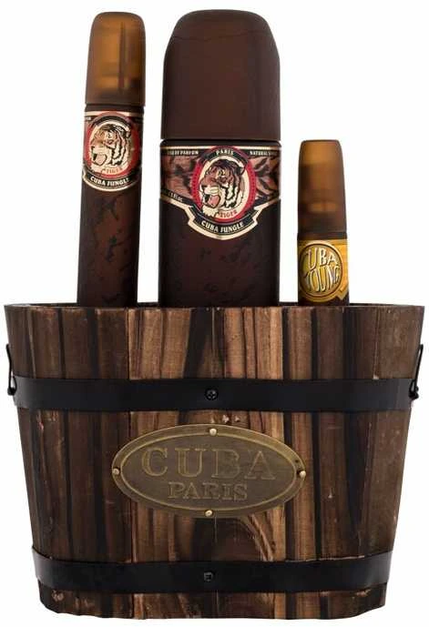 Cuba Jungle Tiger EDP rinkinys moterims (EDP 100 ml + EDP 35 ml + EDP 15 ml)