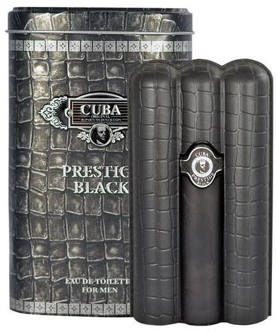 Cuba Prestige Juodas EDT tualetinis vanduo vyrams, 90 ml