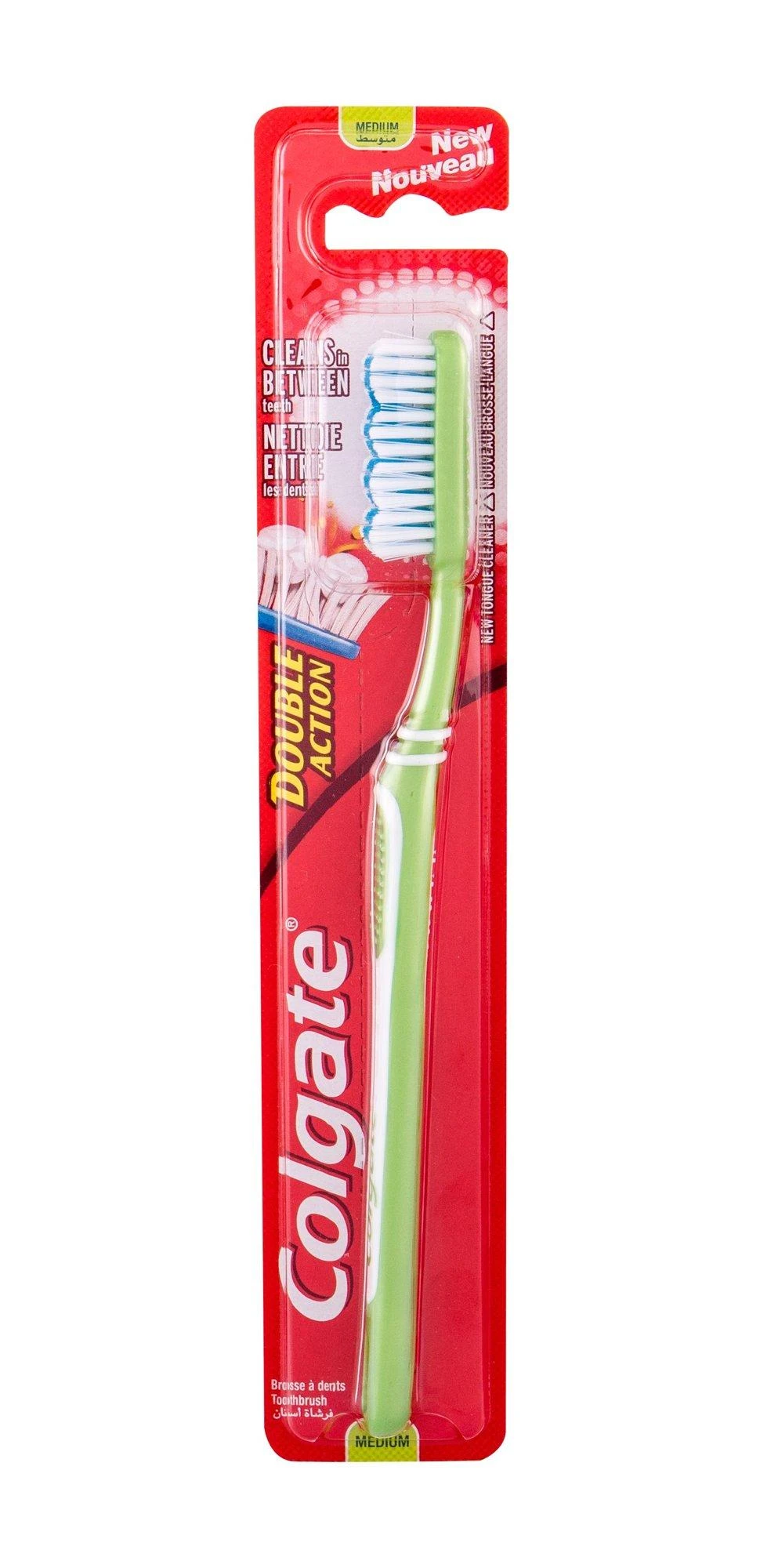 Dantų šepetukas COLGATE Double Action medium 18cm