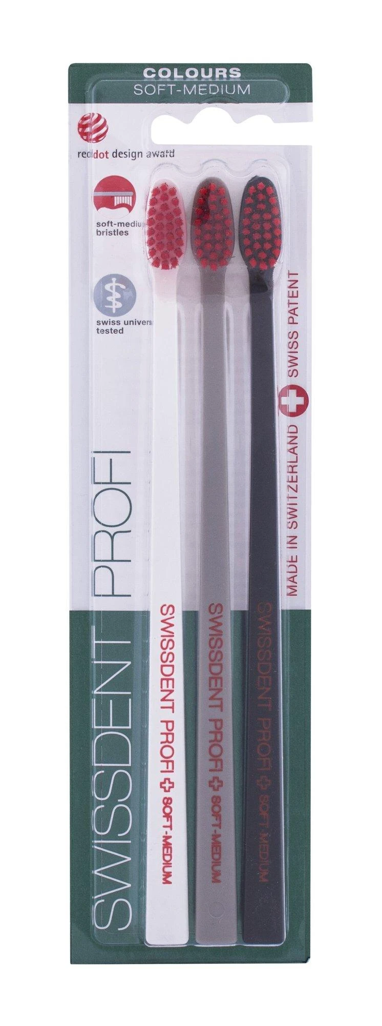 Swissdent Profi Dantų šepetėlis, 3 pc