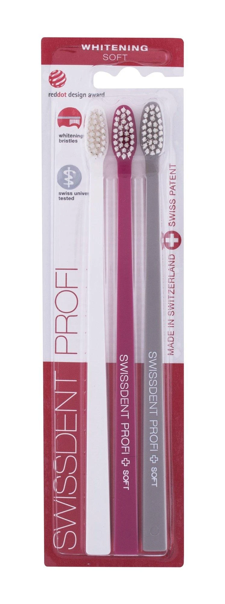 Swissdent Profi Whitening Trio Dantų šepetėlis
