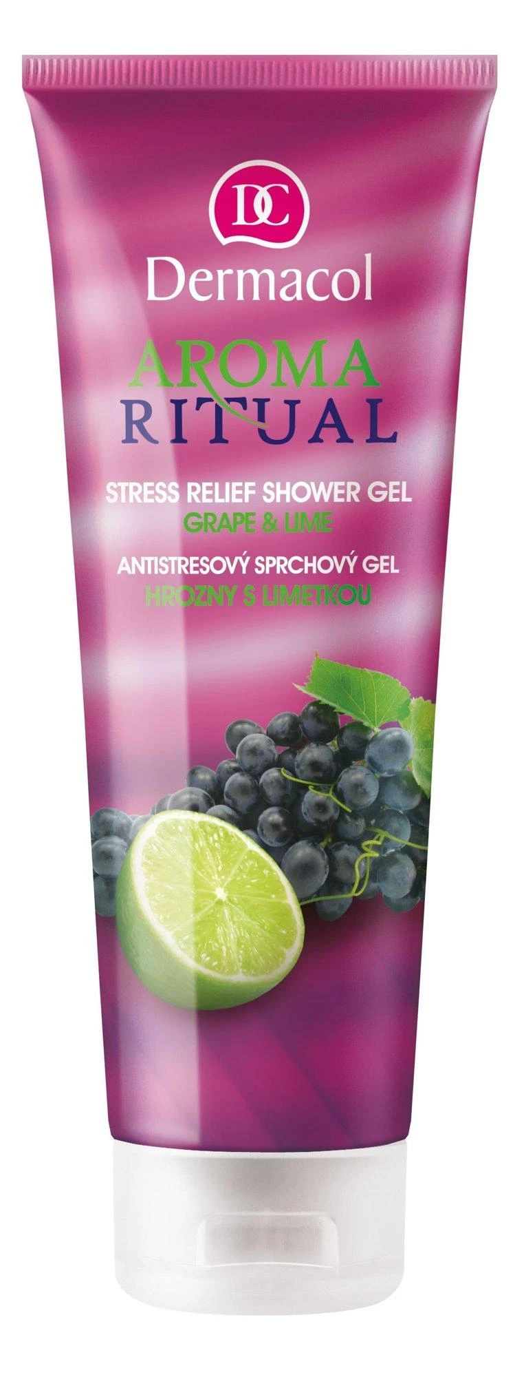Dermacol Aroma Ritual Grape & Lime Dušo želė moterims, 250 ml