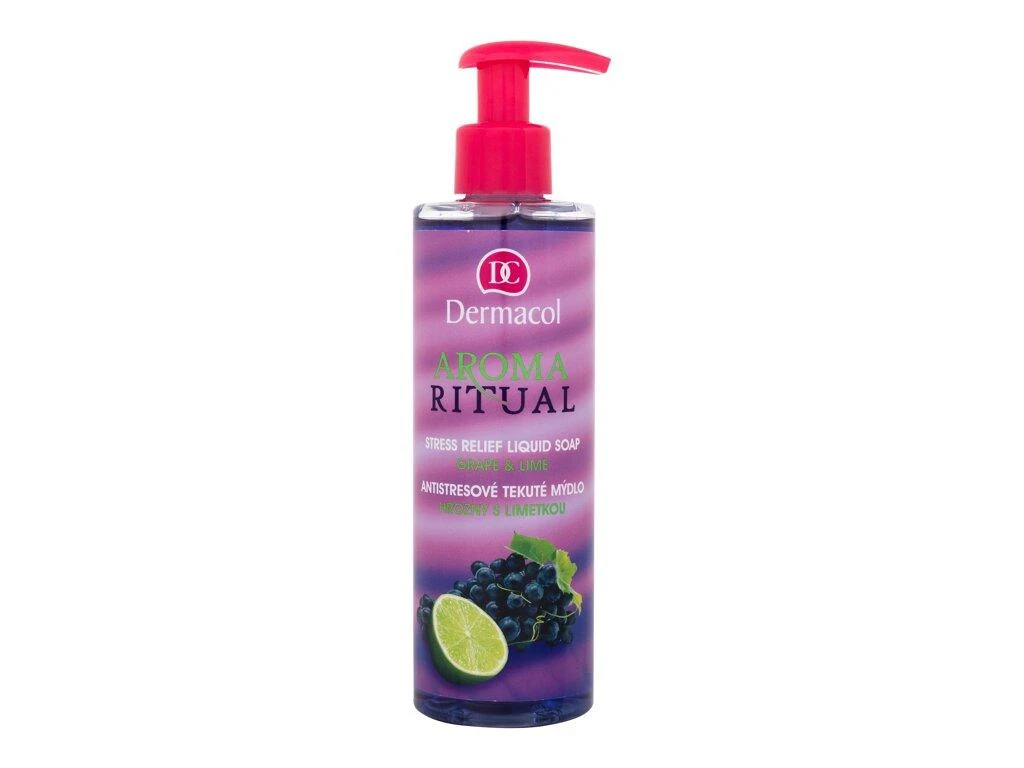 Dermacol Aroma Ritual Grape & Lime Liquid Soap moterims, 250 ml