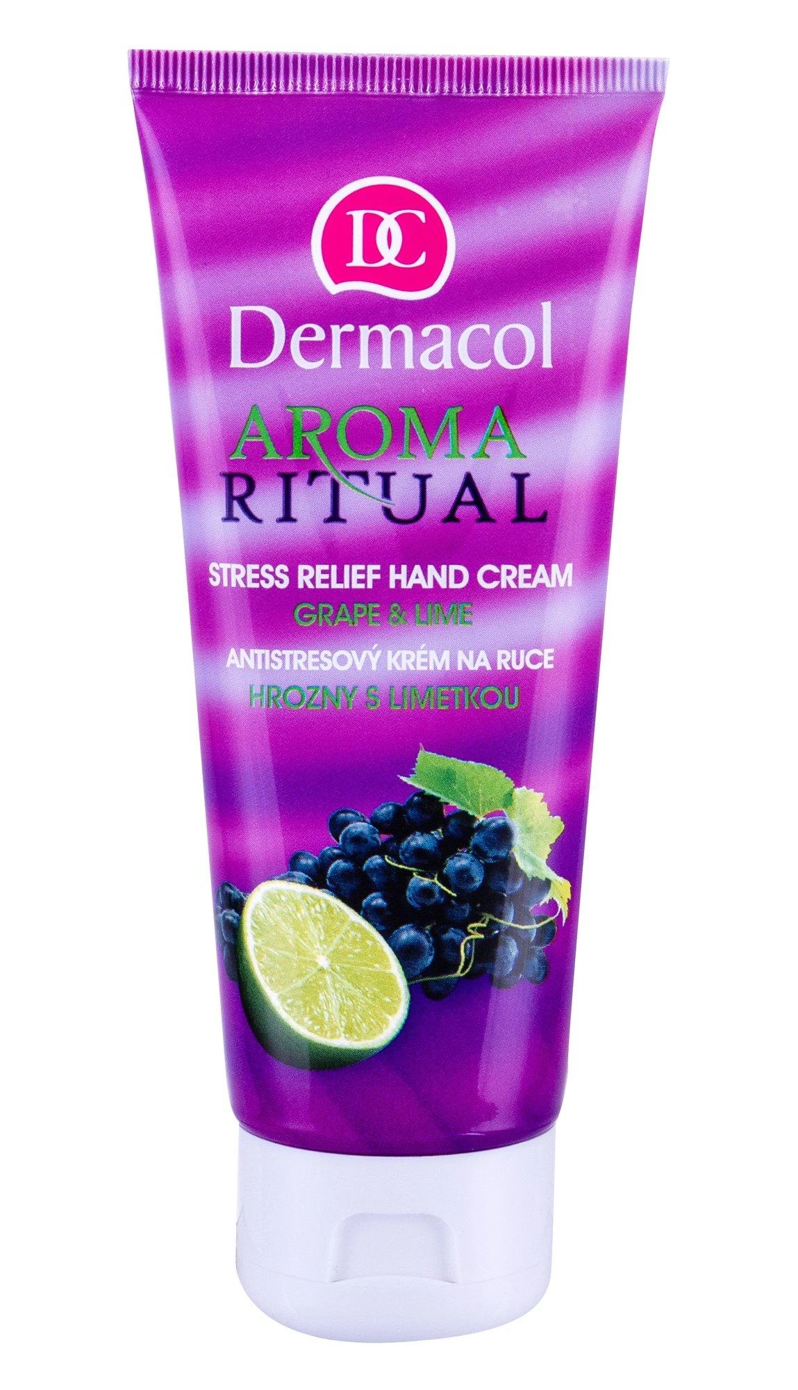 Dermacol Aroma Ritual Grape & Lime Hand Kreminis moterims, 100 ml