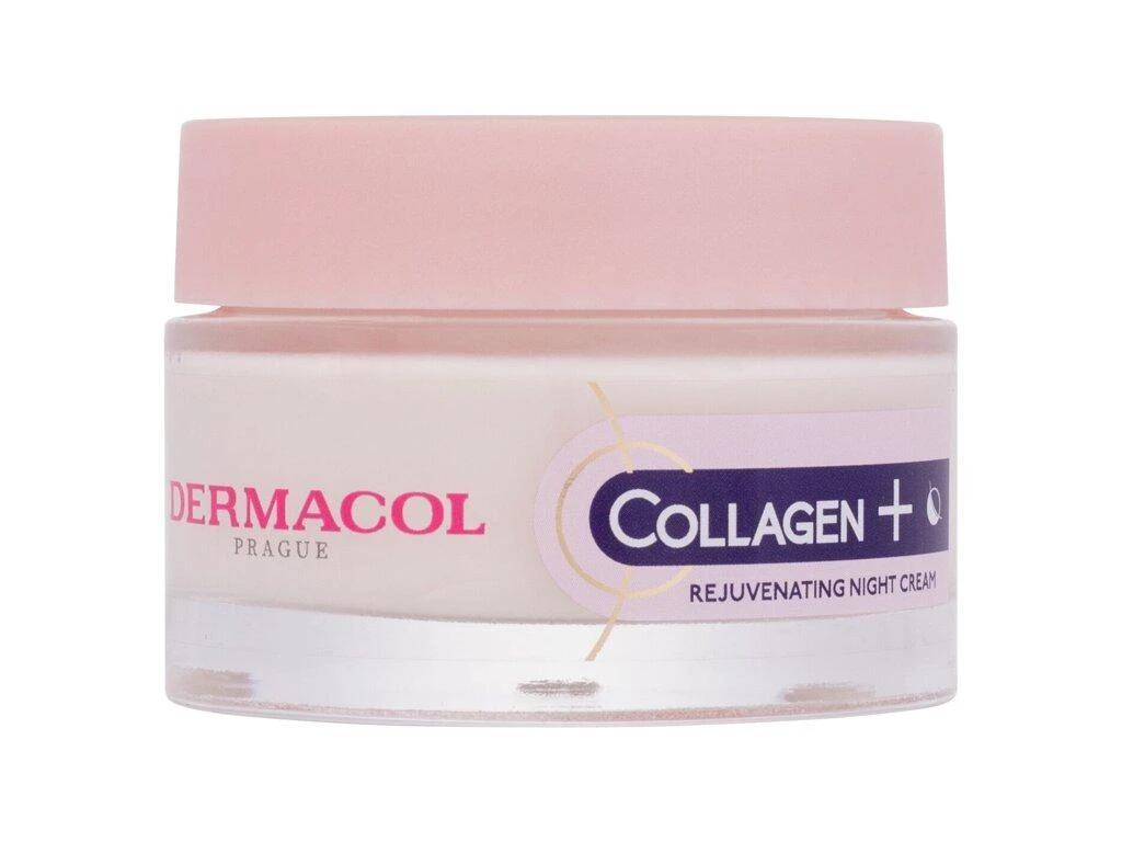Dermacol kolageno + hialurono rūgšties kolageno stangrinantis naktinis kremas veidui, 50 ml