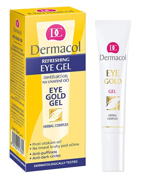 Dermacol Eye Gold akių gelis moterims, 15 ml