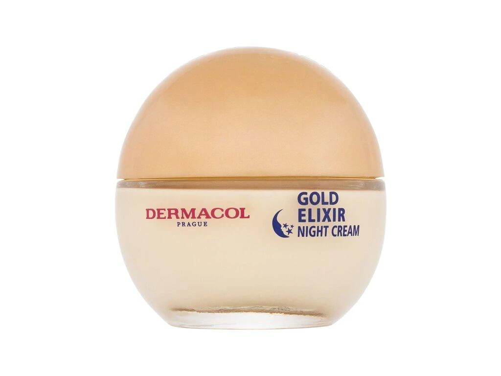 Dermacol Gold Eliksyras Night Skin Kreminis moterims, 50 ml