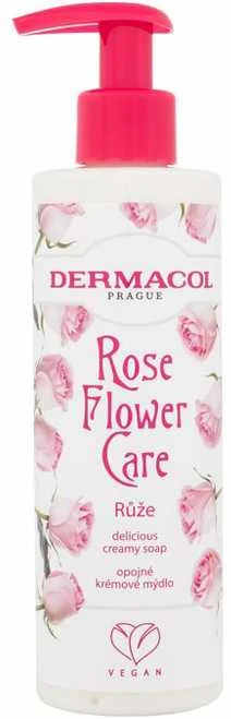 Dermacol Rose Flower Care Creamy Soap Skystas muilas moterims, 250 ml