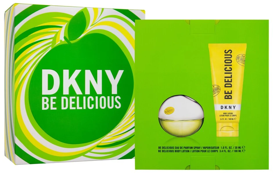 DKNY Be Delicious rinkinys moterims (EDP, 30 ml + kūno losjonas, 100 ml)