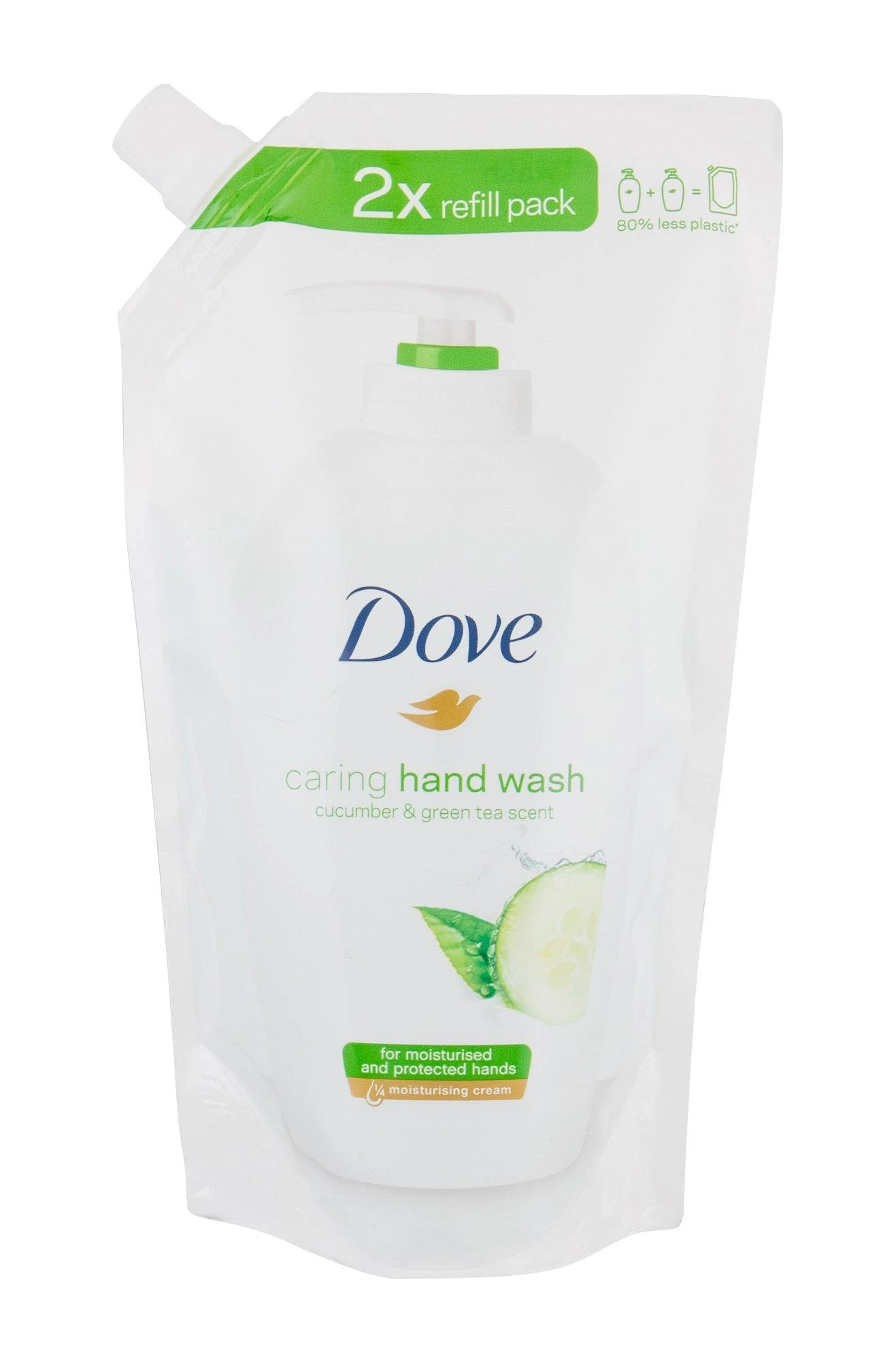 Dove Refreshing Cucumber & Žalias Tea Skystas muilas moterims, 500 ml