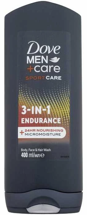 Dušo gelis DOVE Man+Care Sport 3IN1 Endurance, 400ml