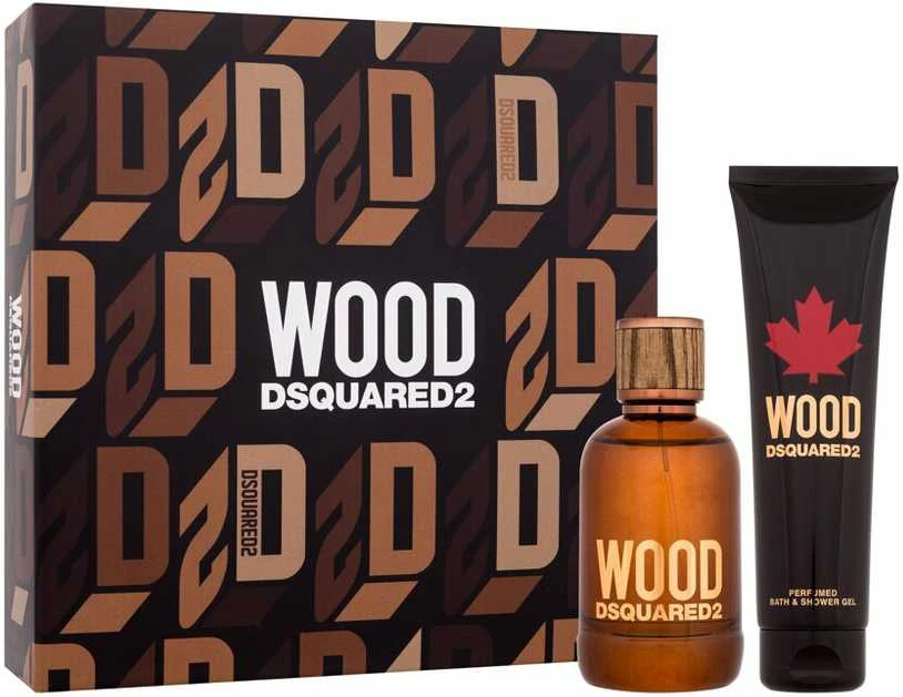 Dsquared2 Wood Rinkinys vyrams (kvepalai EDT, 100 ml + dušo želė, 150 ml)