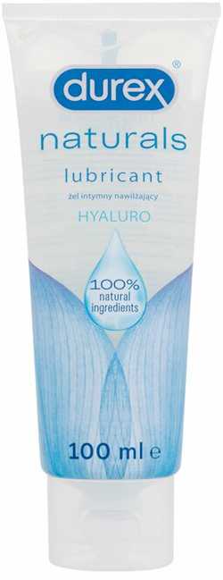 Durex Naturals Hyaluro drėkinamasis intymus gelis 100% natūralus 100ml