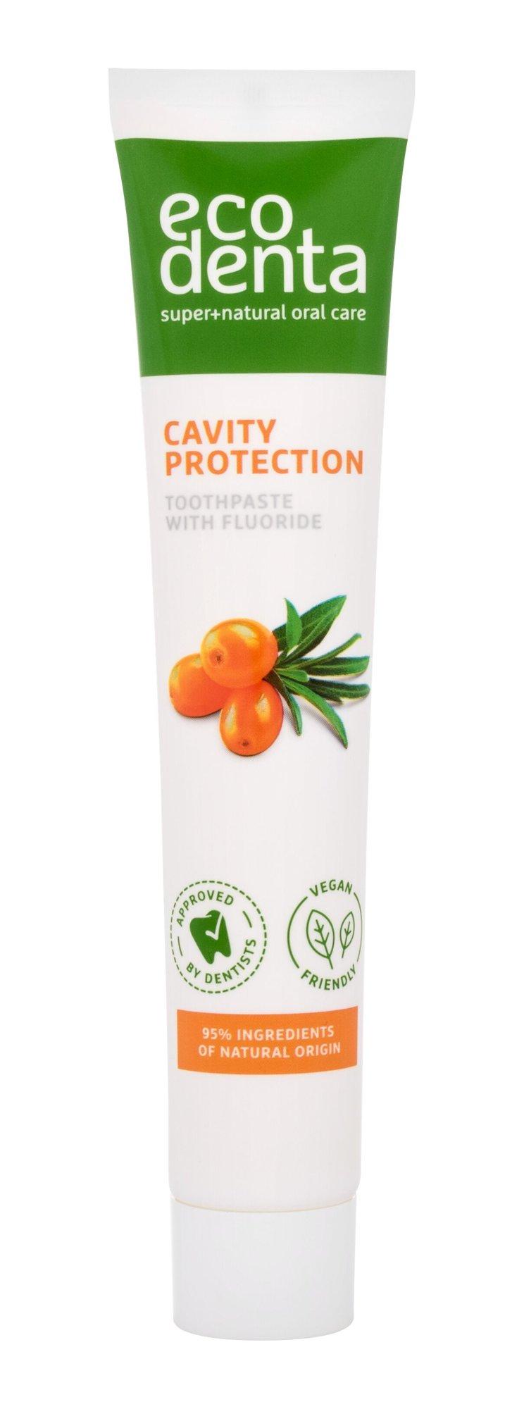 Dantų pasta ECODENTA, Apsauga nuo karieso, 75 ml