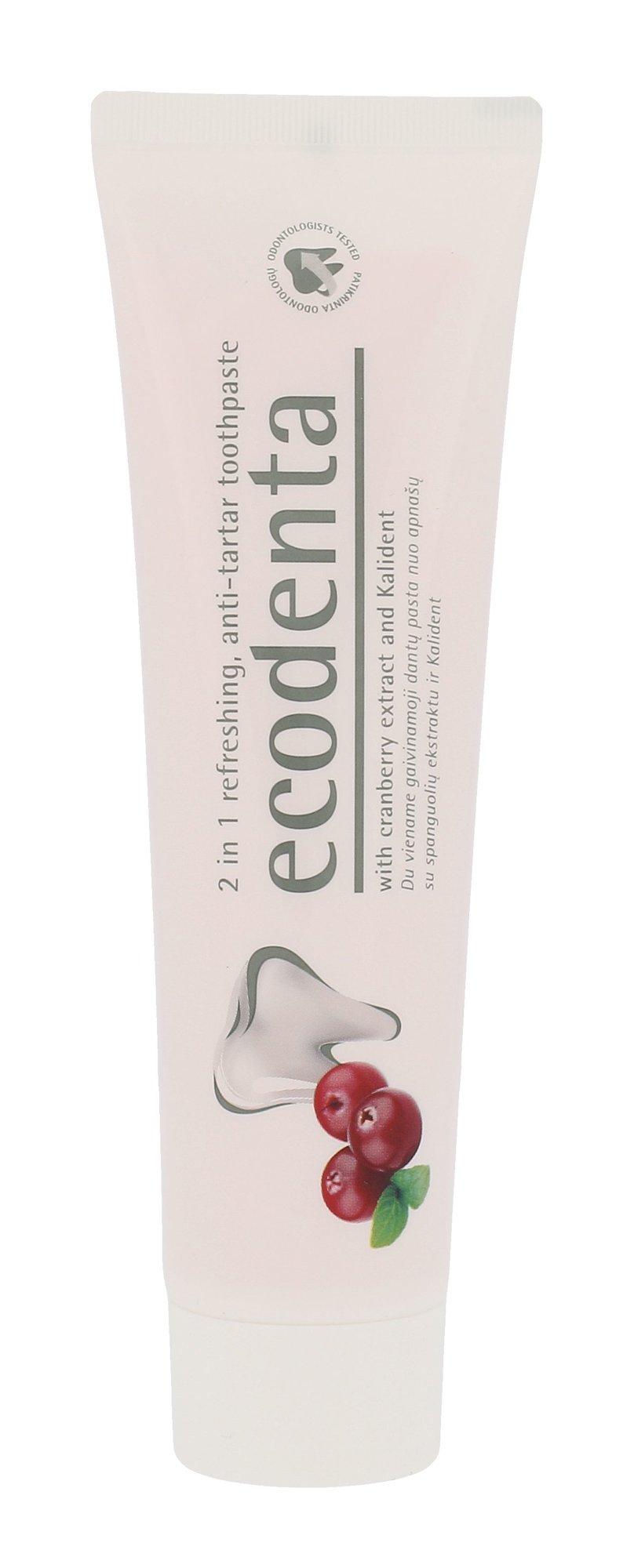 Ecodenta Dantų pasta 2in1 Refreshing Anti-Tartar