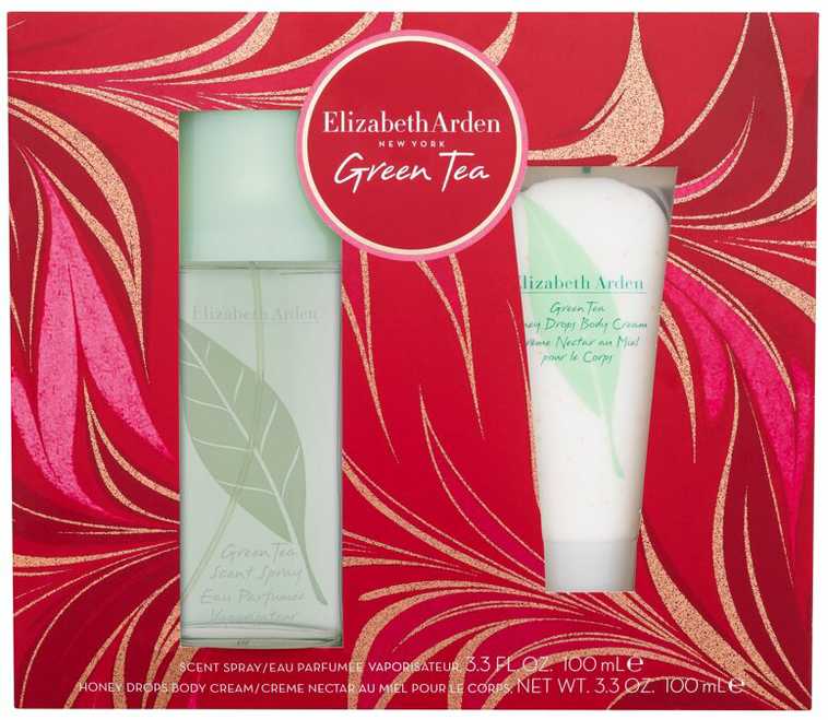 Elizabeth Arden Žalias Tea rinkinys moterims (EDT, 100 ml + kūno kremas Honey Drops, 100 ml)