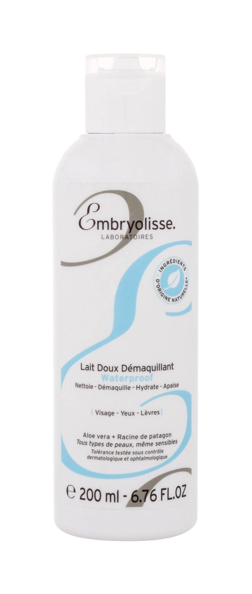 "Embryolisse" švelnus valomasis pienelis Waterpoof 200ml