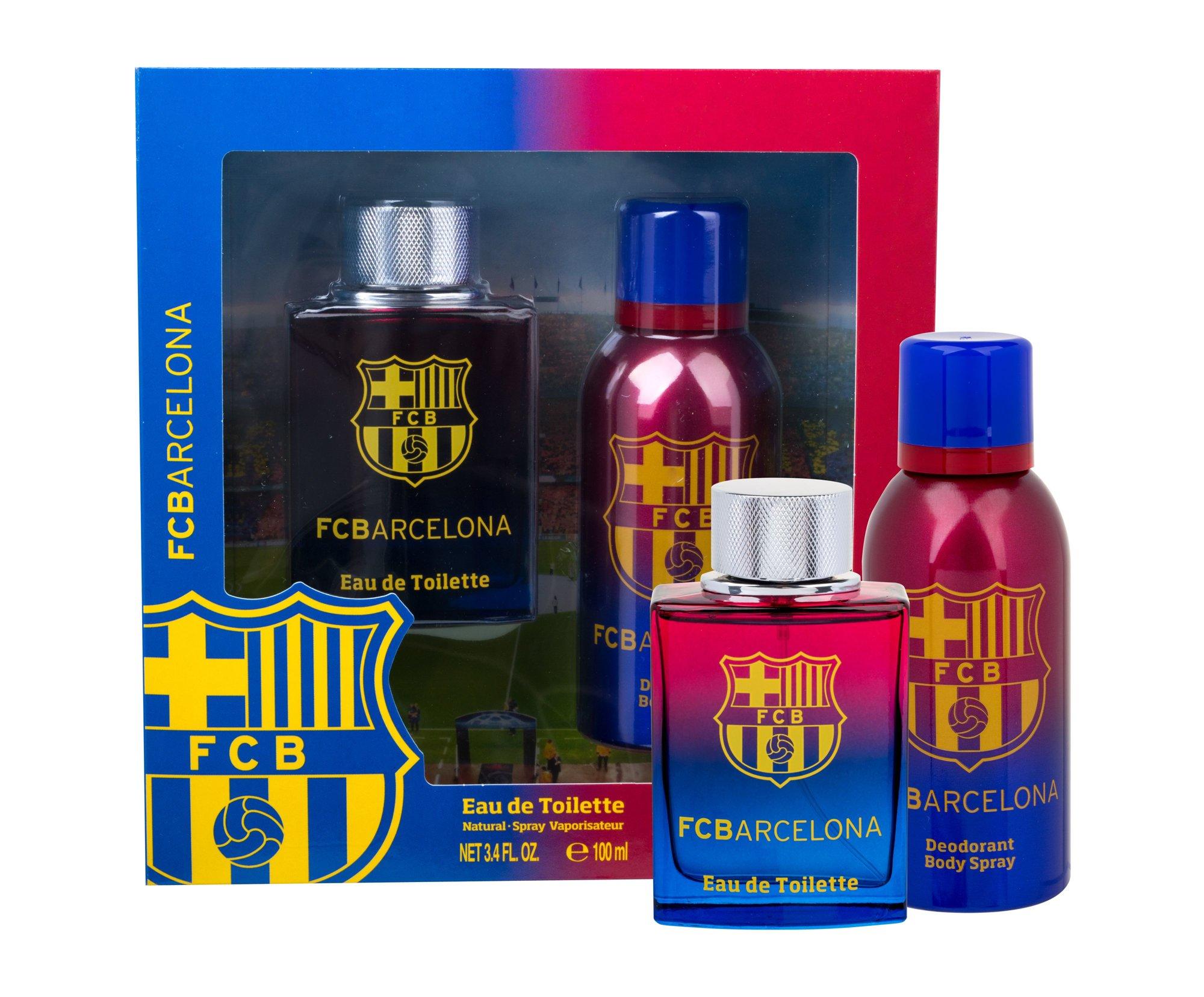 EP Line "FC Barcelona" tualetinis vanduo su purškikliu 100 ml 2 dalių rinkinys