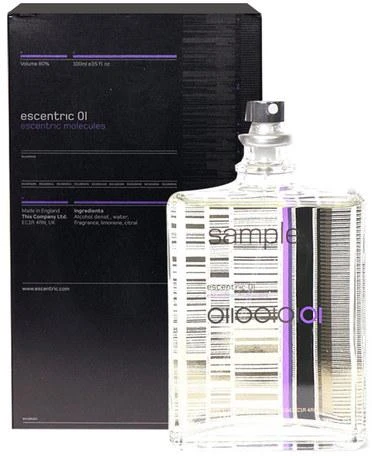 Escentric Molecules Escentric 01 EDT tualetinis vanduo unisex, 100 ml